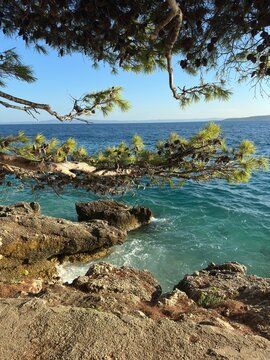 beach, sand, sea, water, sky, sunset, waves, coast, summer, wave, nature, sun, croatia , landscape, travel, coastline, shore, tropical, blue, island, tourism, holiday, paradise, travel, mental, health