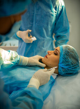 Facial Surgery Preparation.