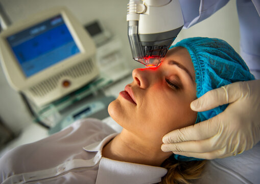 Laser Skin Rejuvenation Procedure.