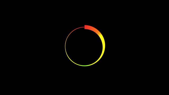 Circular RGB audio waveform music visualizer animation, smooth full circle audio spectrum, rhythmic audio frequency sound waves in the black background, 4k loop