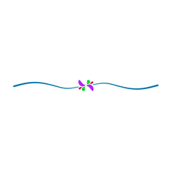 Obraz premium Colorful Doodle Border