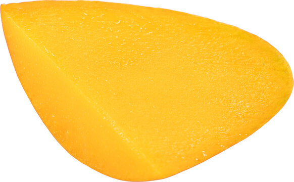 Fresh ripe mango fruit isolated on white background with clipping path