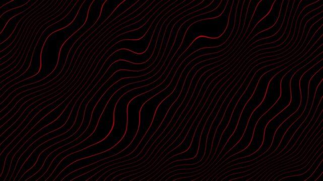 Dark luxury black background with subtle glowing wave line texture abstract sleek motion graphic loop backdrop video