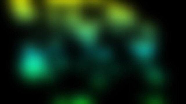 Dark green cyan glowing Booker particles background animation blurred light dots motion graphic it background animation.