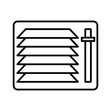 adjustable air ventilation icon editable stroke