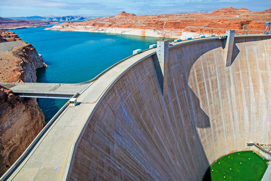 Glen Canyon Dam near Page at the colorado river