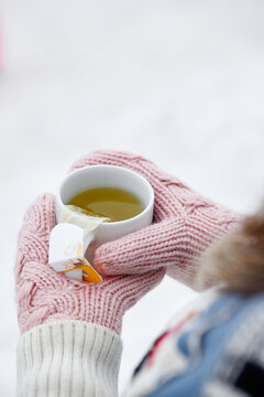 Warm Tea In A Cup.