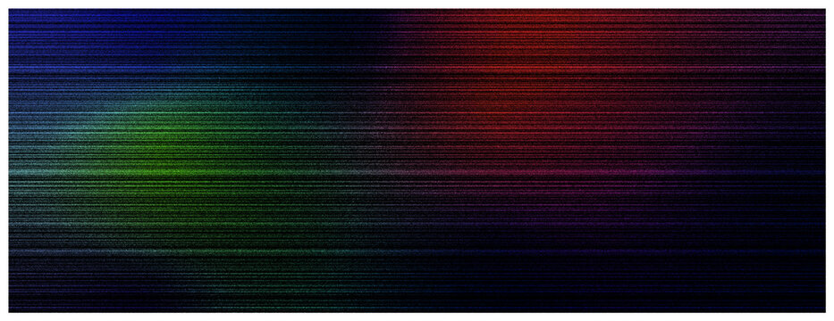 Abstract digital background featuring dark horizontal lines with subtle red green and blue light leaks creating a modern glitch effect texture