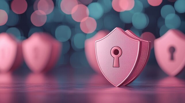 Cloud Networking Cloud Security Encryption Privacy Cloud network illustration with shields and data streams emphasizing encryption and privacy in digital storage.