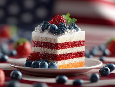 Happy Labor Day.cake of independence day. 4th of July