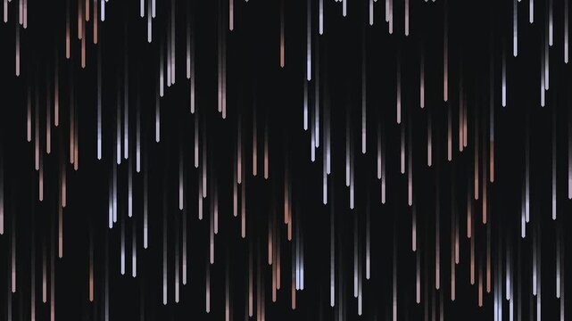 Digital Code Rain Falling Green Binary Data Technology Background Loop