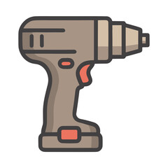 Cordless drill icon © feby