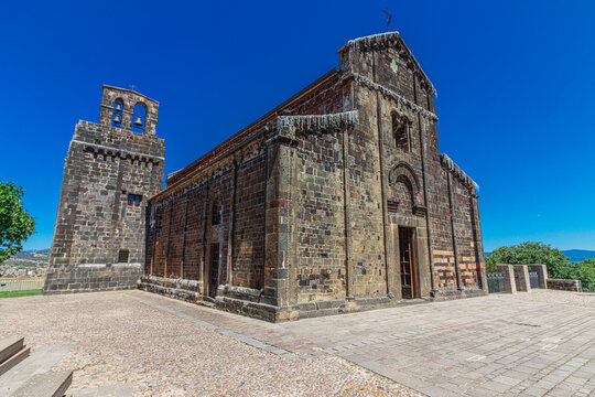 Santa Maria del Regno church in Ardara. Sardinia, Italy