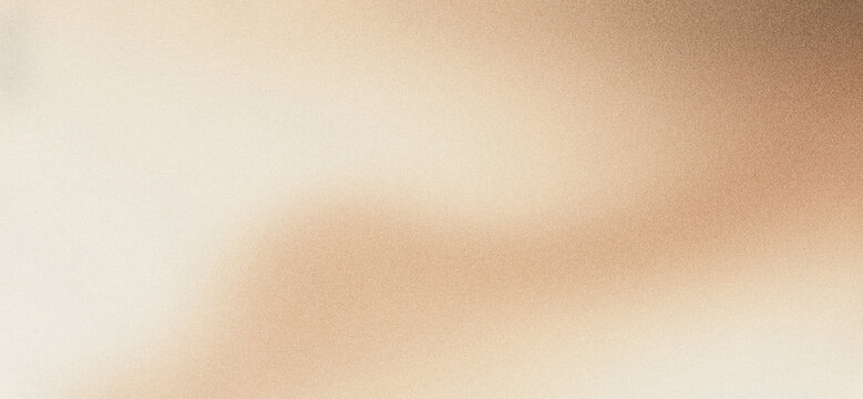 Brown beige grainy gradient background, smooth noisy website header, landing page, poster backdrop or grain texture banner design