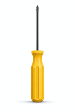 Isolated 3D render of phillips screwdriver on a white background