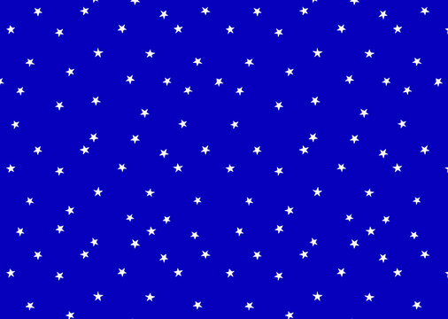 Abstract starry night sky background with scattered glowing dots and particles