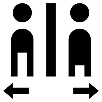 toilet label service station travel solid glyph icon
