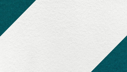 White paper texture background with dark teal corners and copy space for banner presentation template © nikol85