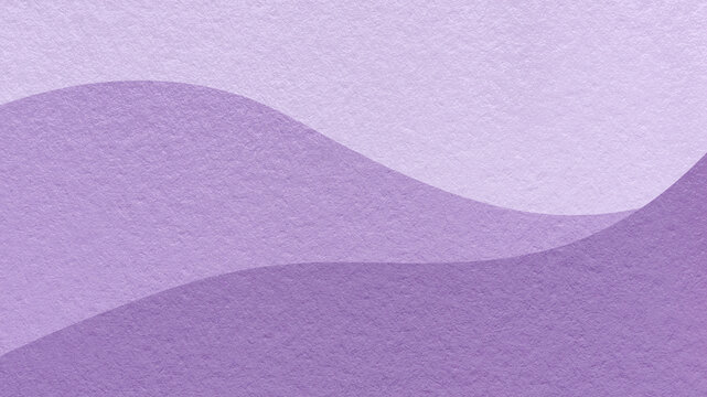 Abstract gradient light purple, violet texture paper background, wavy layers. Wave pattern with copy space for banner