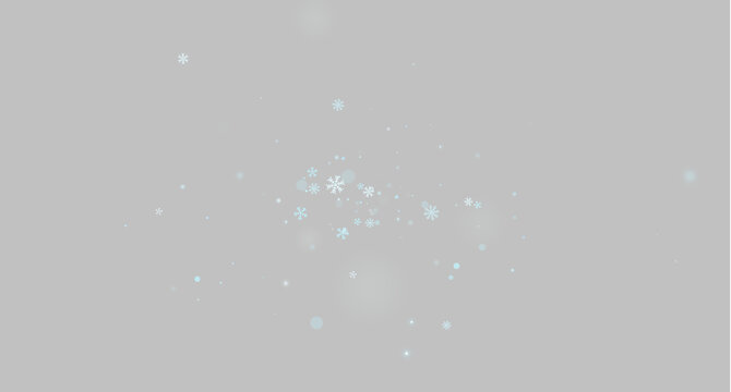 Blue snowflakes drift gently against a dark background. The scene features varying sizes and soft glowing intensity. This image is ideal for winter or holiday-themed digital designs.