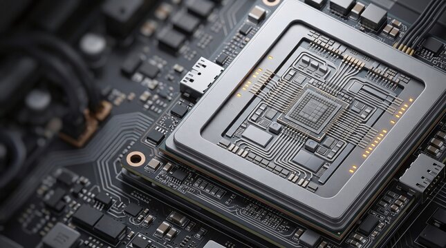 High speed photonic tensor core AI accelerator microchip with copy space