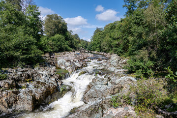waterfall in the mountains © mgnikon