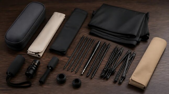 Collection of Photography Lighting Modifiers and Accessories.