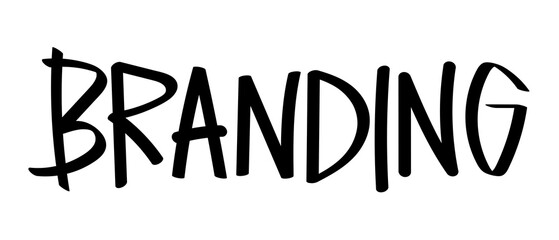 Branding png word sticker typography, transparent background © Rawpixel.com