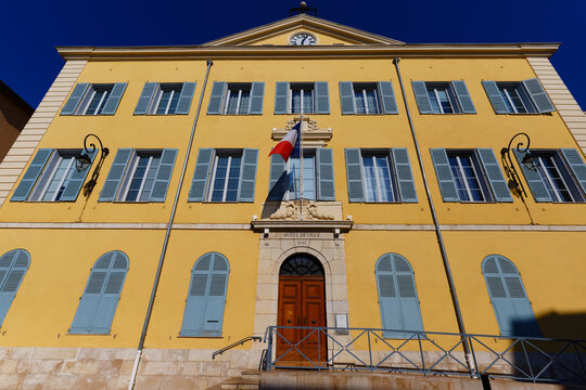 Hotel de Ville -Town Hall of Antibes , Franch Riviera.