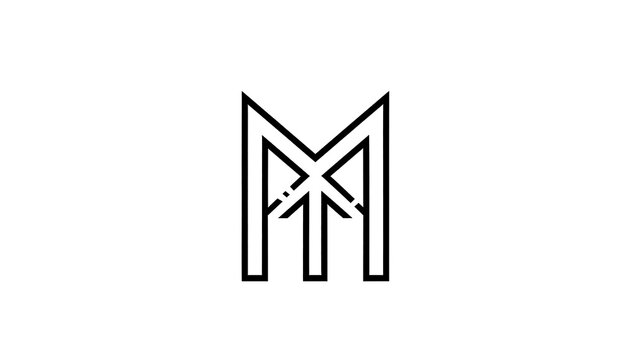 Black geometric star pattern design icon.