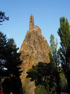 Europe, France, Le Puy-en-Velay, Saint-Michel d&rsquo;Aiguilhe chapel