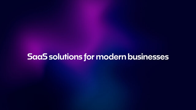 SaaS Titles with Colorful Background