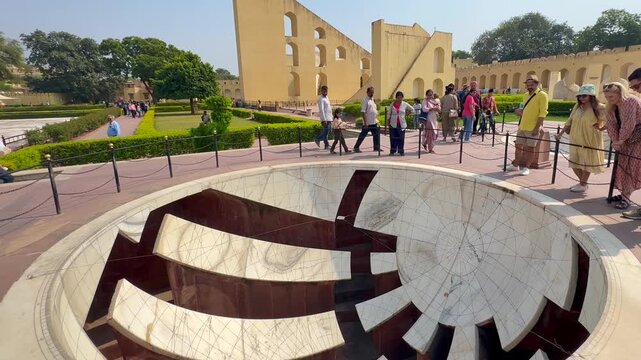 jaipur's popular astronomical monument known as jantar mantar