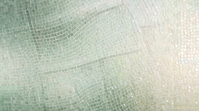 Light Mint Green Mosaic Tile Texture Background