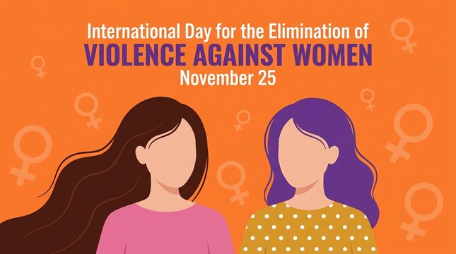 International Day for the Elimination of Violence Against Women Illustration