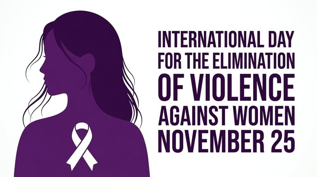International Day for the Elimination of Violence Against Women Awareness Design
