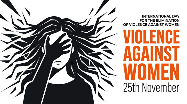 International Day for the Elimination of Violence Against Women Conceptual Illustration