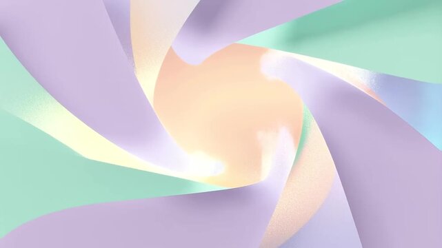 Abstract Paper Swirl Background With Soft Pastel Curves For Modern Minimalist Design And Creative Copy Space Layout