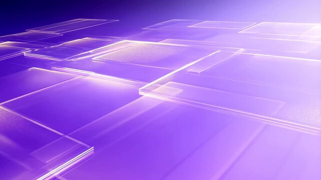 Glowing Digital Squares Abstract Background Representing Digital Transformation And Data Network Connectivity For Modern Technology Presentations