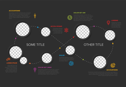 This infographic template features an infinity loop design for business data. Use this infinity loop infographic template to display your creative infographic and process steps.