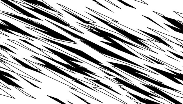 Abstract and grunge sharp pattern for sporty background and jersey design. Black isolated on white background. Easily resized and recoloured without loosing quality. EPS10
