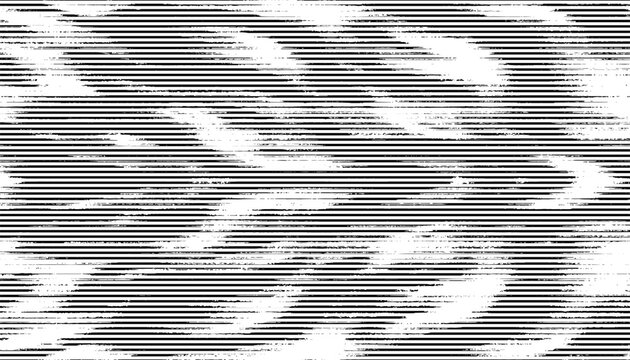 Abstract and grunge horizontal lines pattern with sharp aroows ways for sporty design element. Easy to edit with universal software design. EPS10