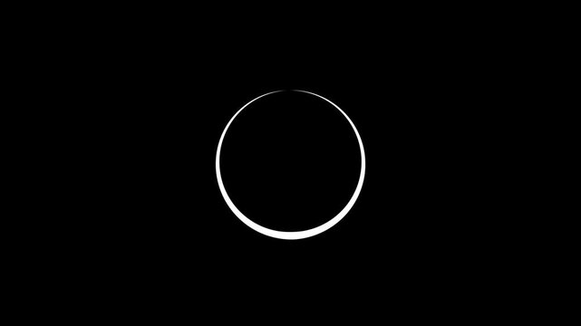Hand drawn circle loading red marker animation. Hand drawn circle in red marker. red circle highlighter scribble 4k motion animation.