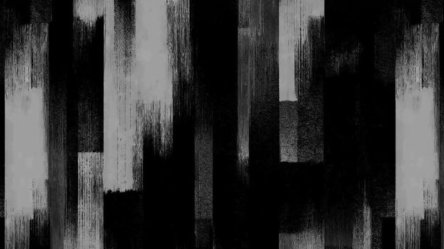 Abstract monochrome vertical grunge texture motion background