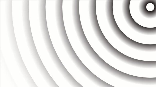 Concentric circles abstract wave pattern design