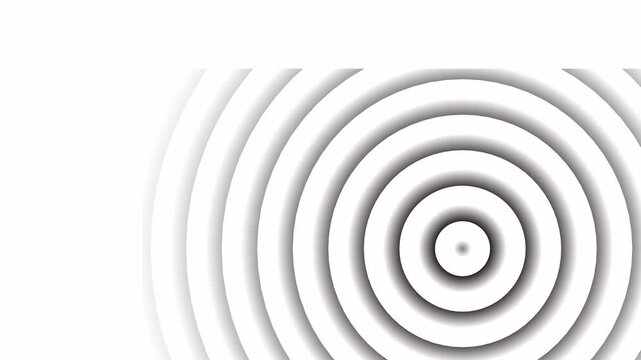 Concentric circles ripple effect illustration