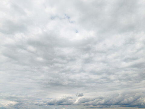 Overcast Sky Covered with Stratocumulus Cloud Layer