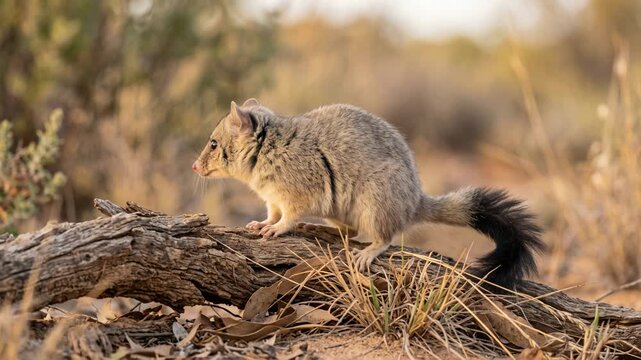 kowari close up at morning light in the simpson desert australia video