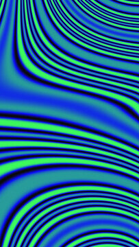 Abstract electric blue and green horizontal ripple background.