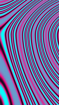 Abstract psychedelic vertical ripple lines pattern background.